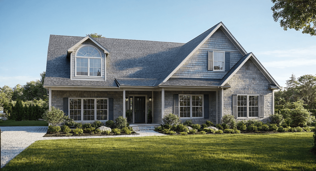 John The Baptist Modular Home Stone Feature